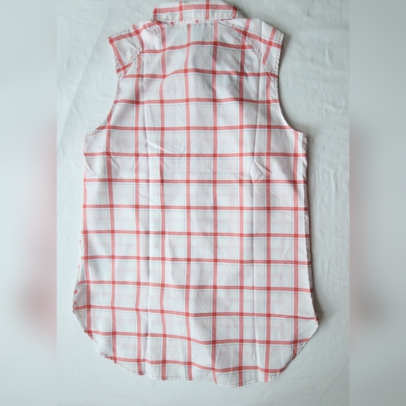 COLUMBIA Anytime Lite Sleeveless Shirt - Pink Windowpane - Size S (NWT) - Picture 11 of 16